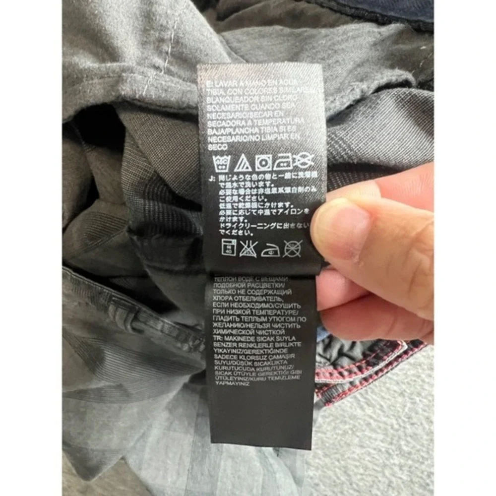 The North Face Plaid Chino Shorts Mens Size 38 Gray